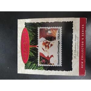 Hallmark Keepsake 1993 Santa Claus U.S. Christmas Stamp Ornament